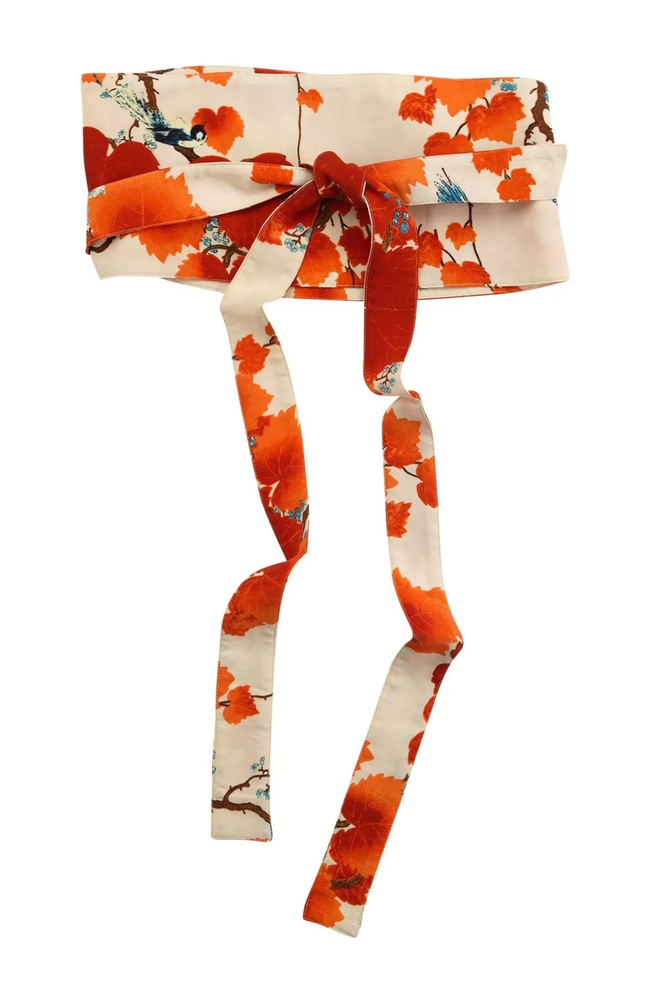 One Hundred Stars Belts-Acer Red Obi Belt