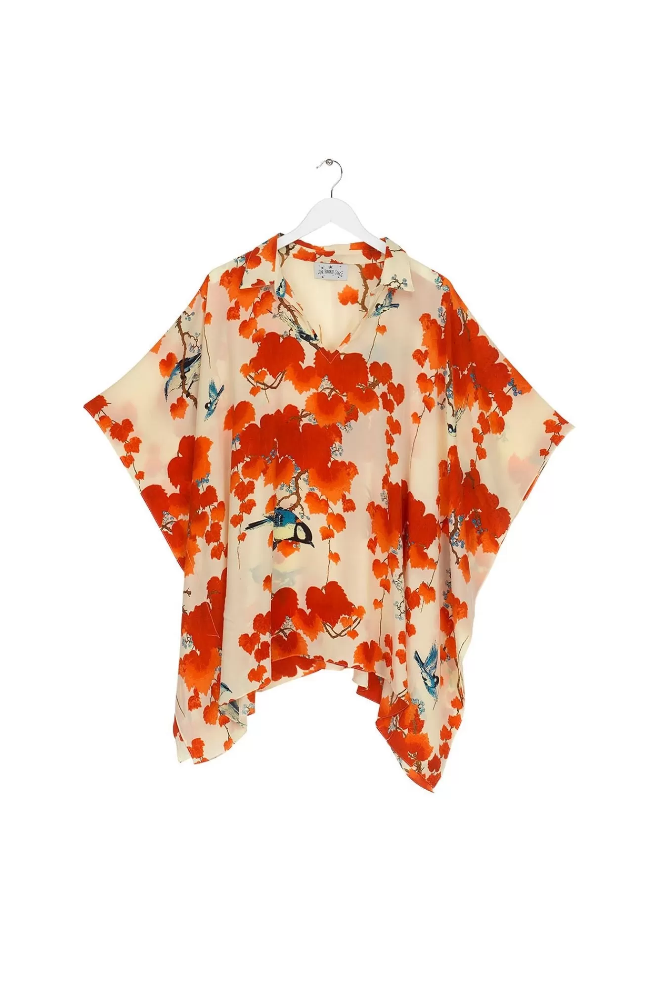 Women One Hundred Stars Tops-Acer Red Tunic Top