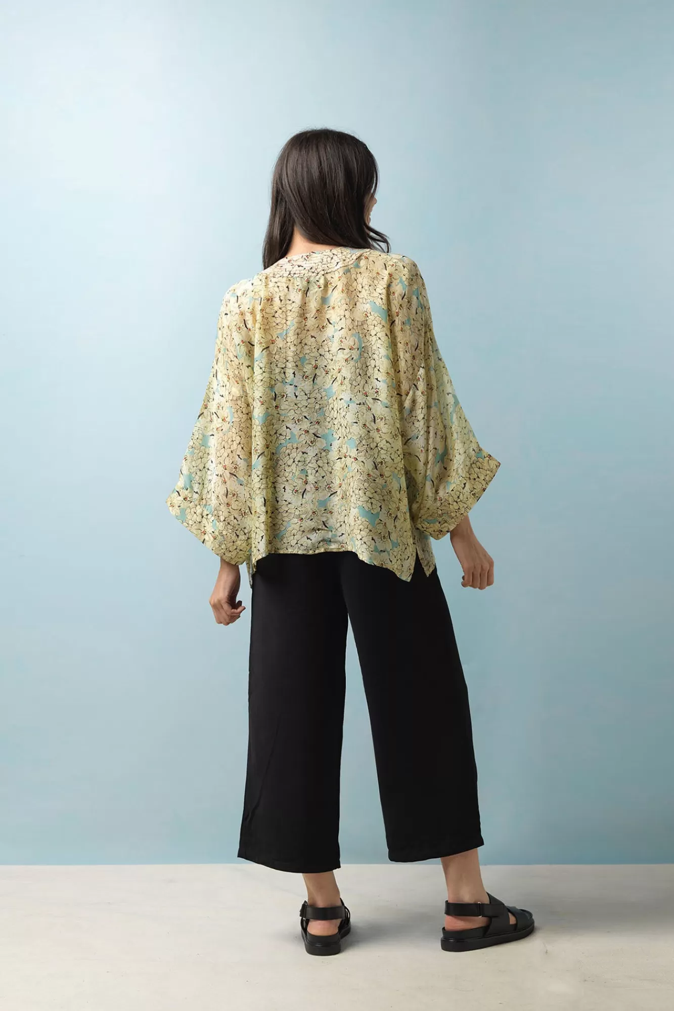 Women One Hundred Stars Short Kimonos-Blossom Kimono