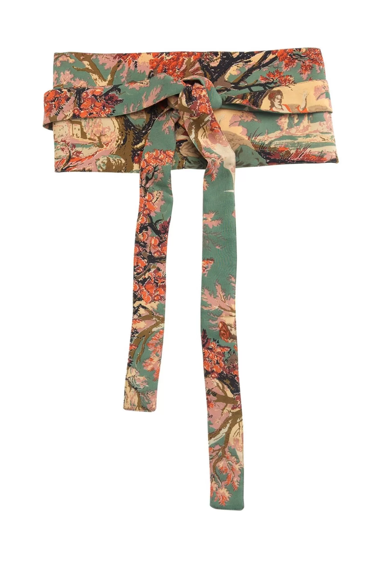 One Hundred Stars Belts-Country Toile Obi Belt