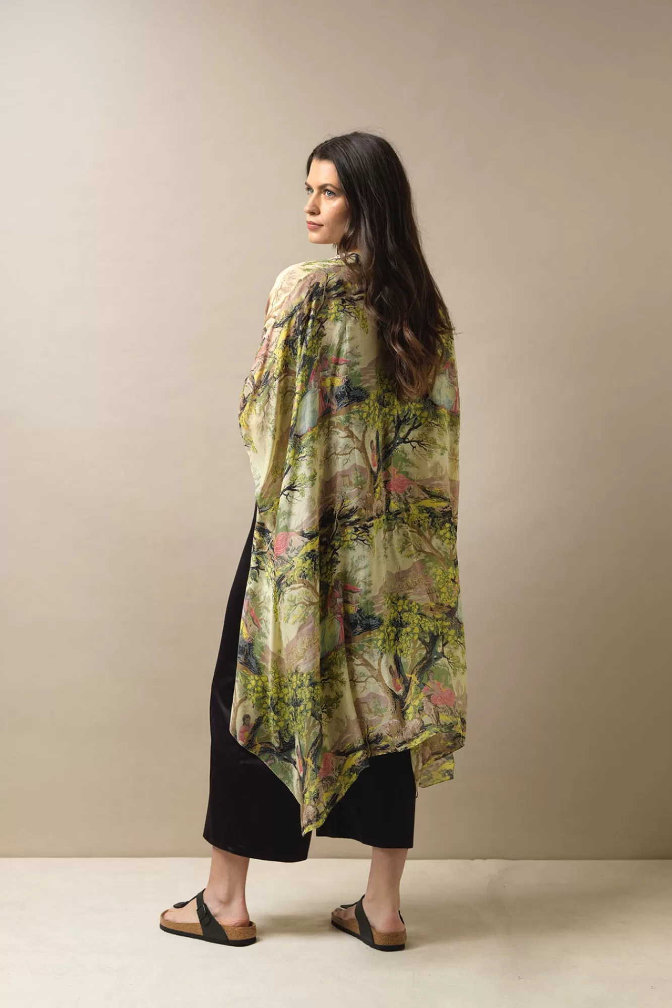 Women One Hundred Stars Throwovers-Country Toile Throwover
