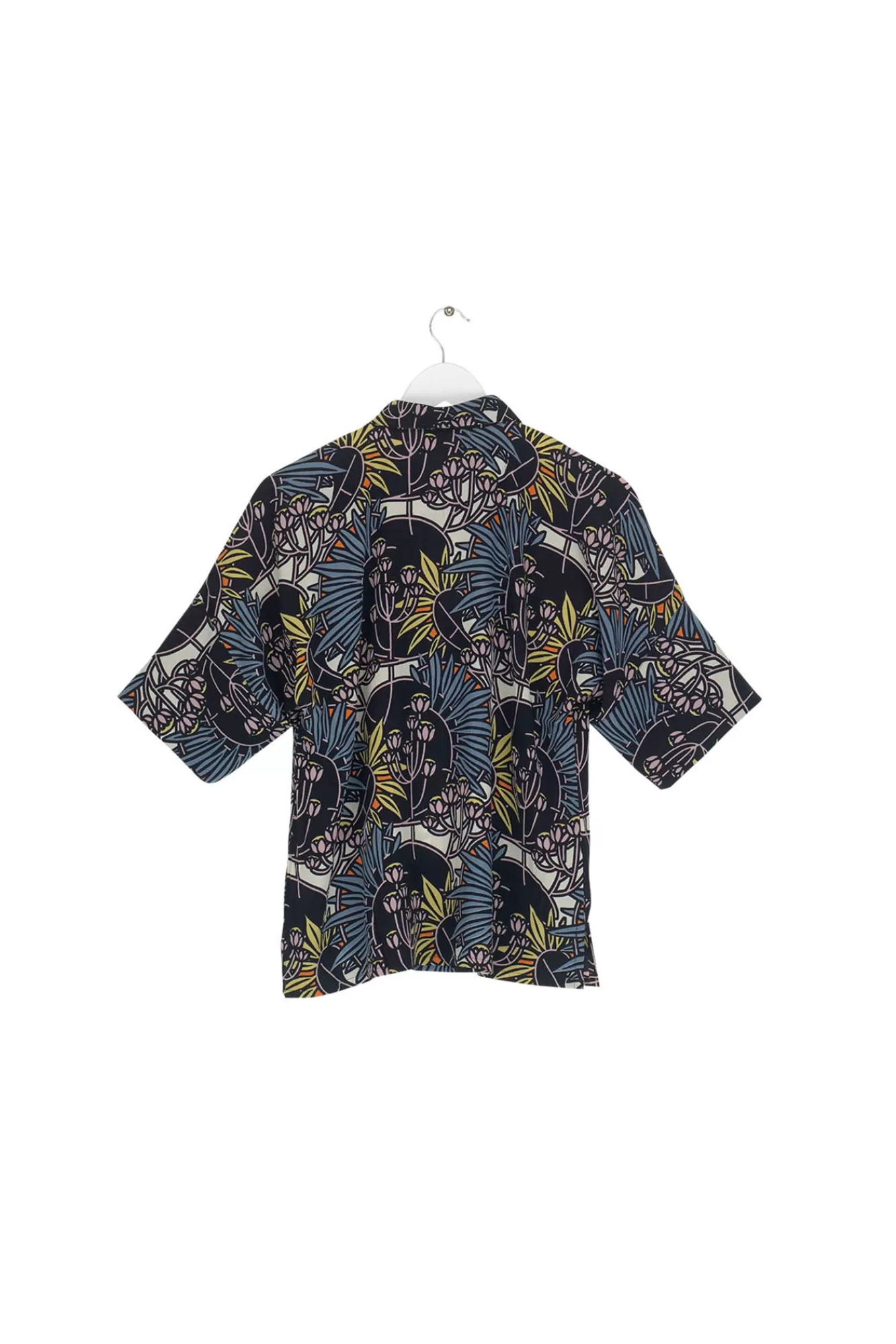 Women One Hundred Stars Tops-Deco Daisy Grey Pippa Top