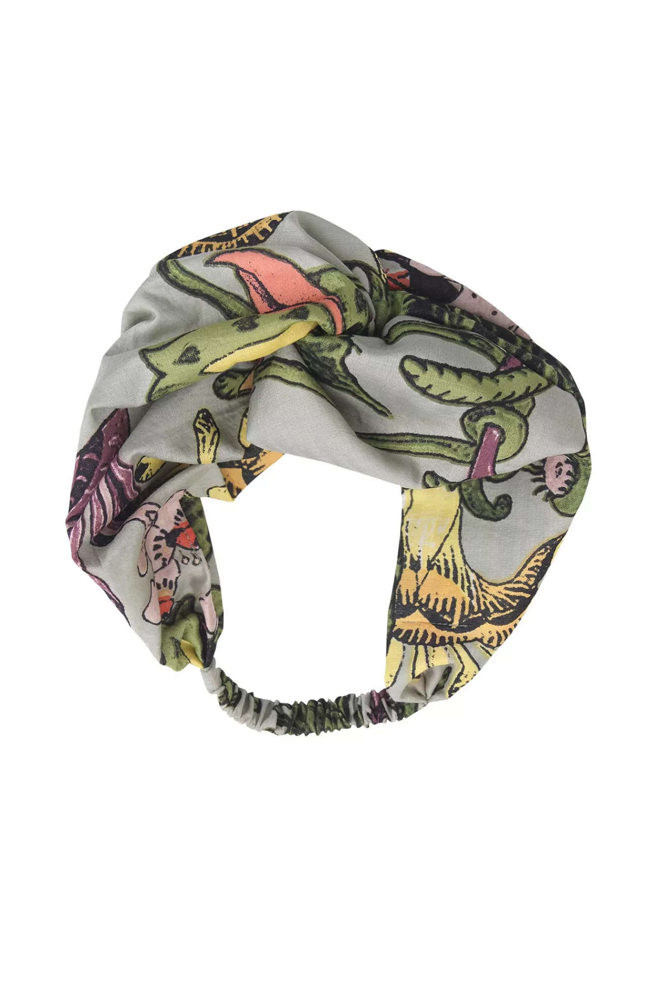 One Hundred Stars Headbands-Eccentric Blooms Putty Headband
