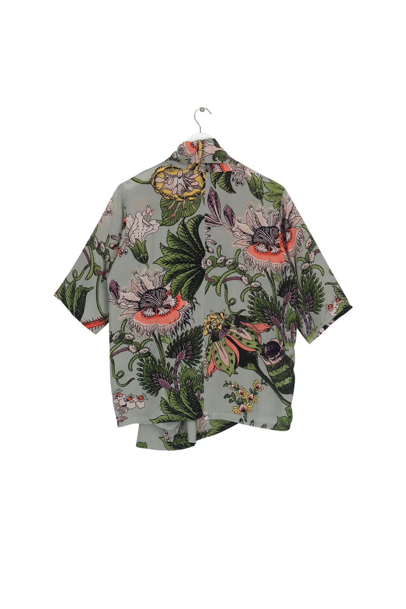 Women One Hundred Stars Tops-Eccentric Blooms Putty Rachel Top
