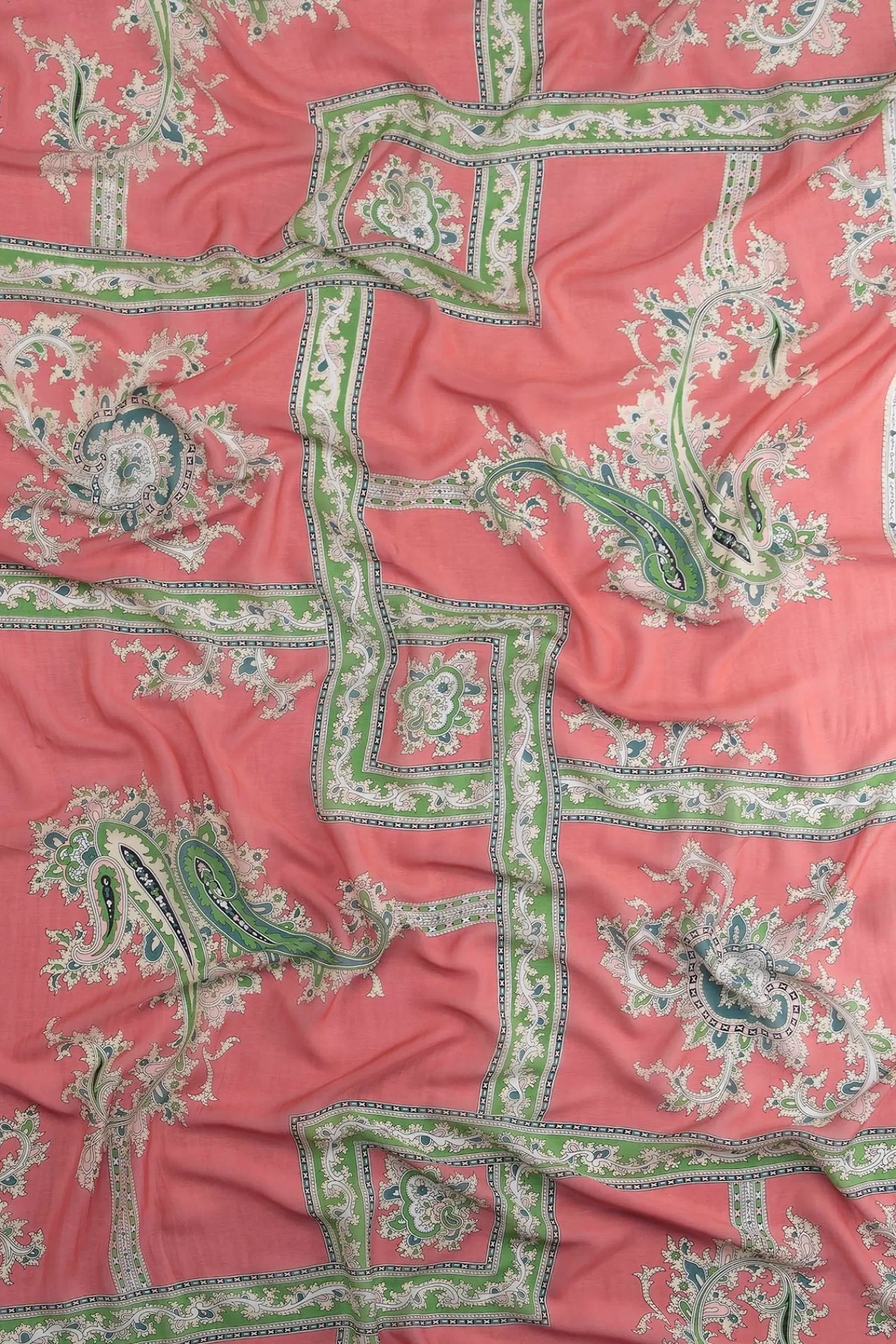 One Hundred Stars Scarves-Handkerchief Pink Scarf