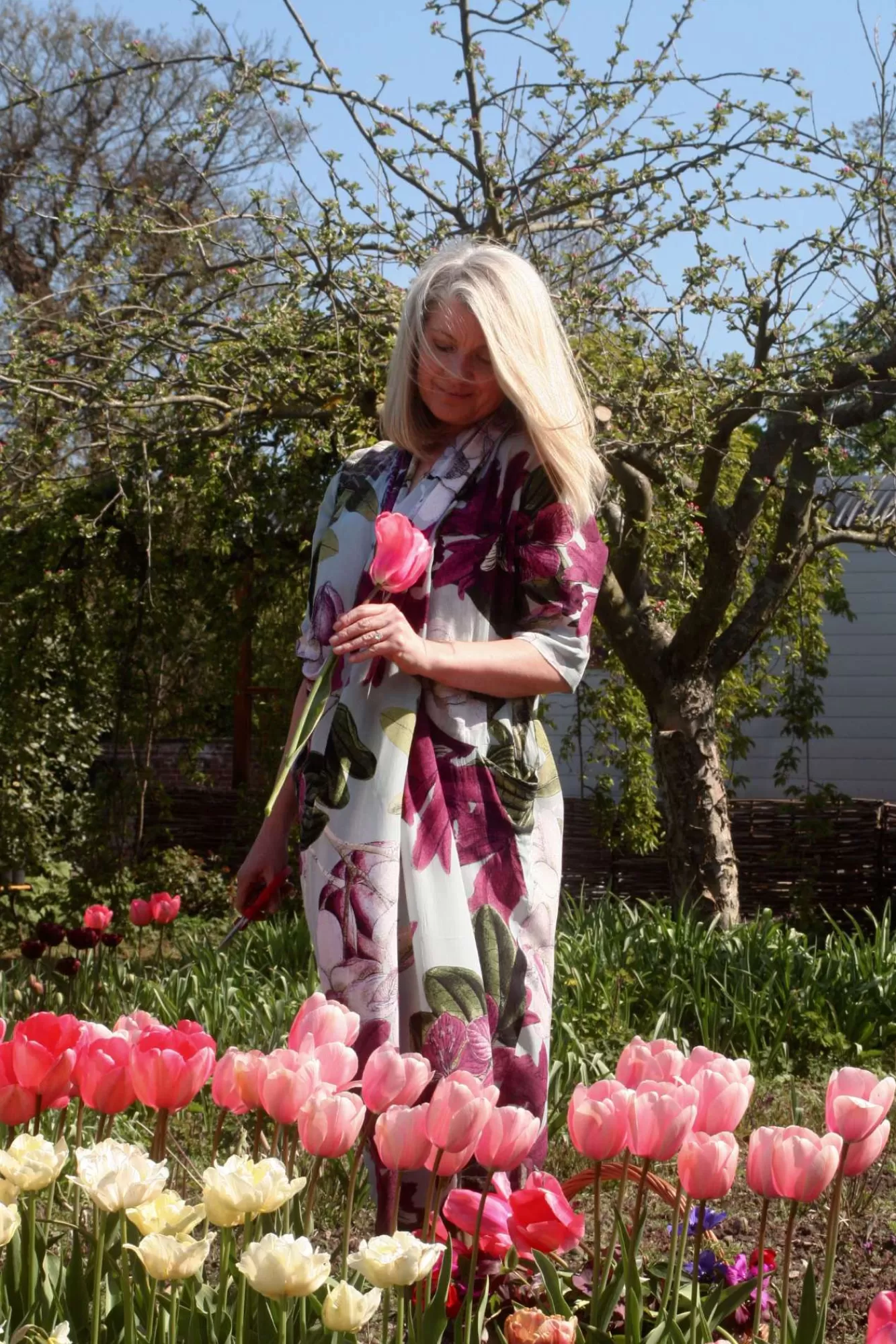 Women One Hundred Stars Dresses-Kew Protea Duck Egg Rachel Dress