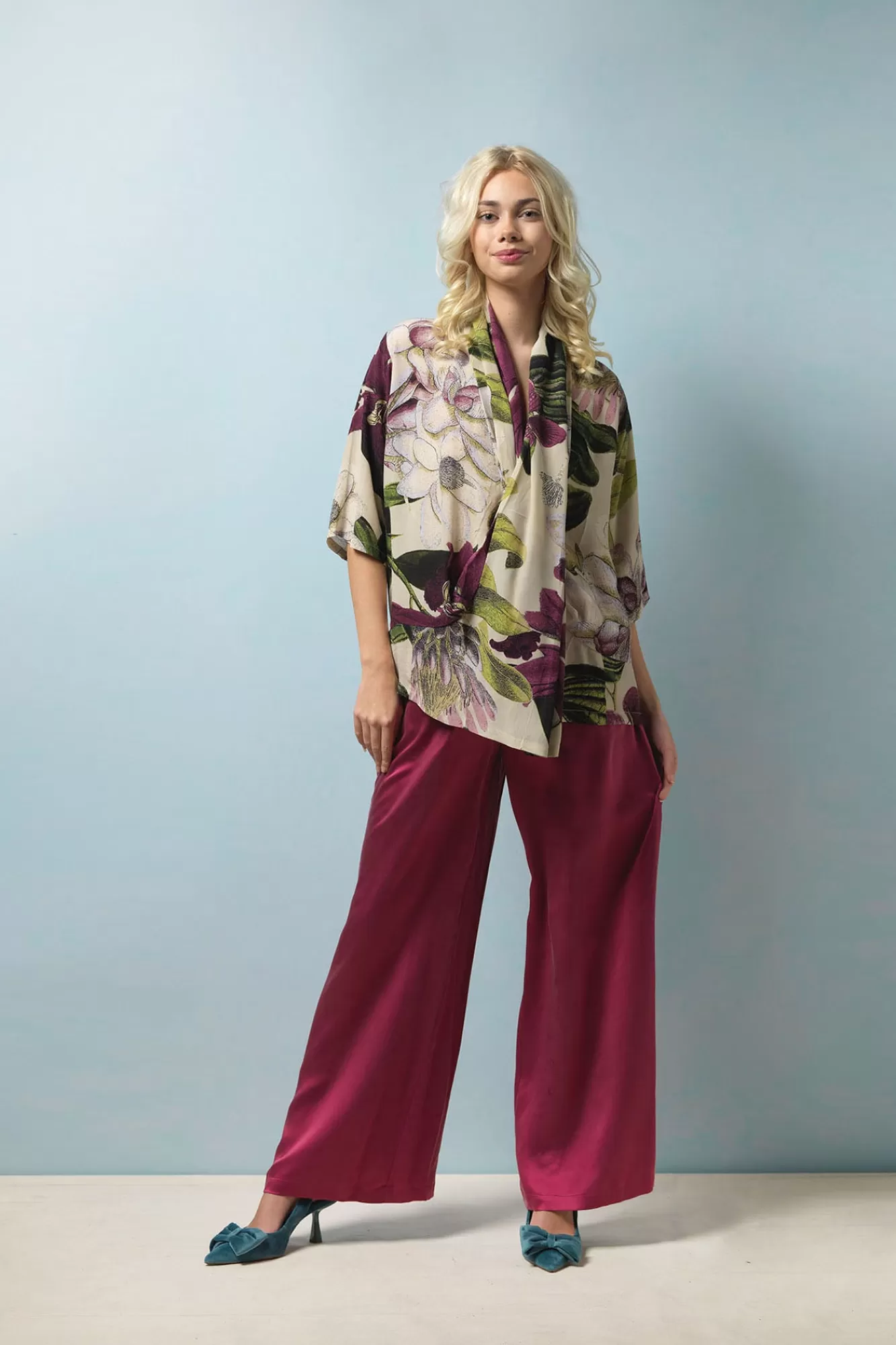 Women One Hundred Stars Tops-Kew Protea Stone Rachel Top