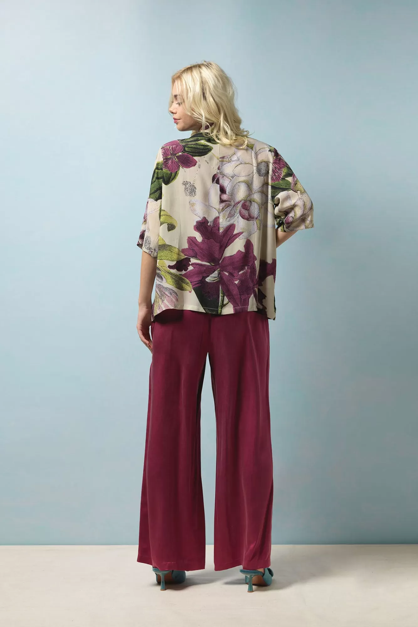 Women One Hundred Stars Tops-Kew Protea Stone Rachel Top