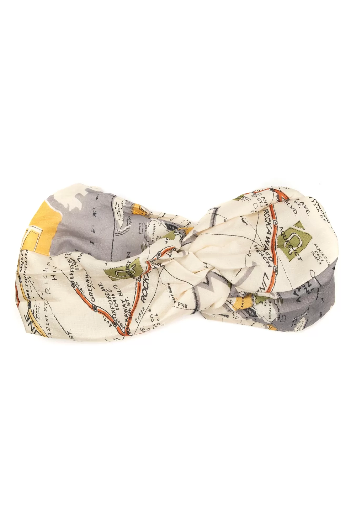 One Hundred Stars Headbands-New York City Map Headband