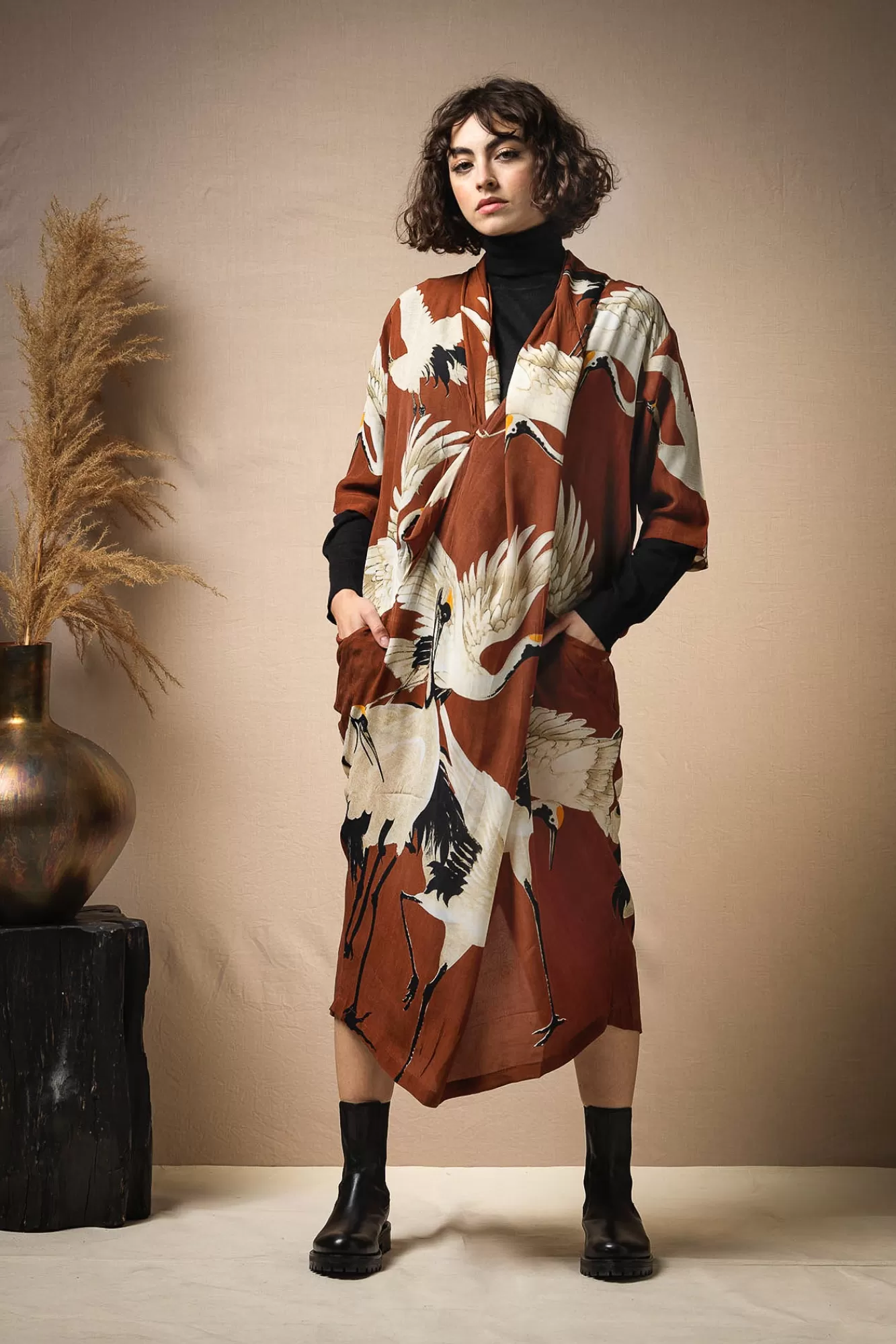 Women One Hundred Stars Dresses-Stork Cigar Rachel Dress