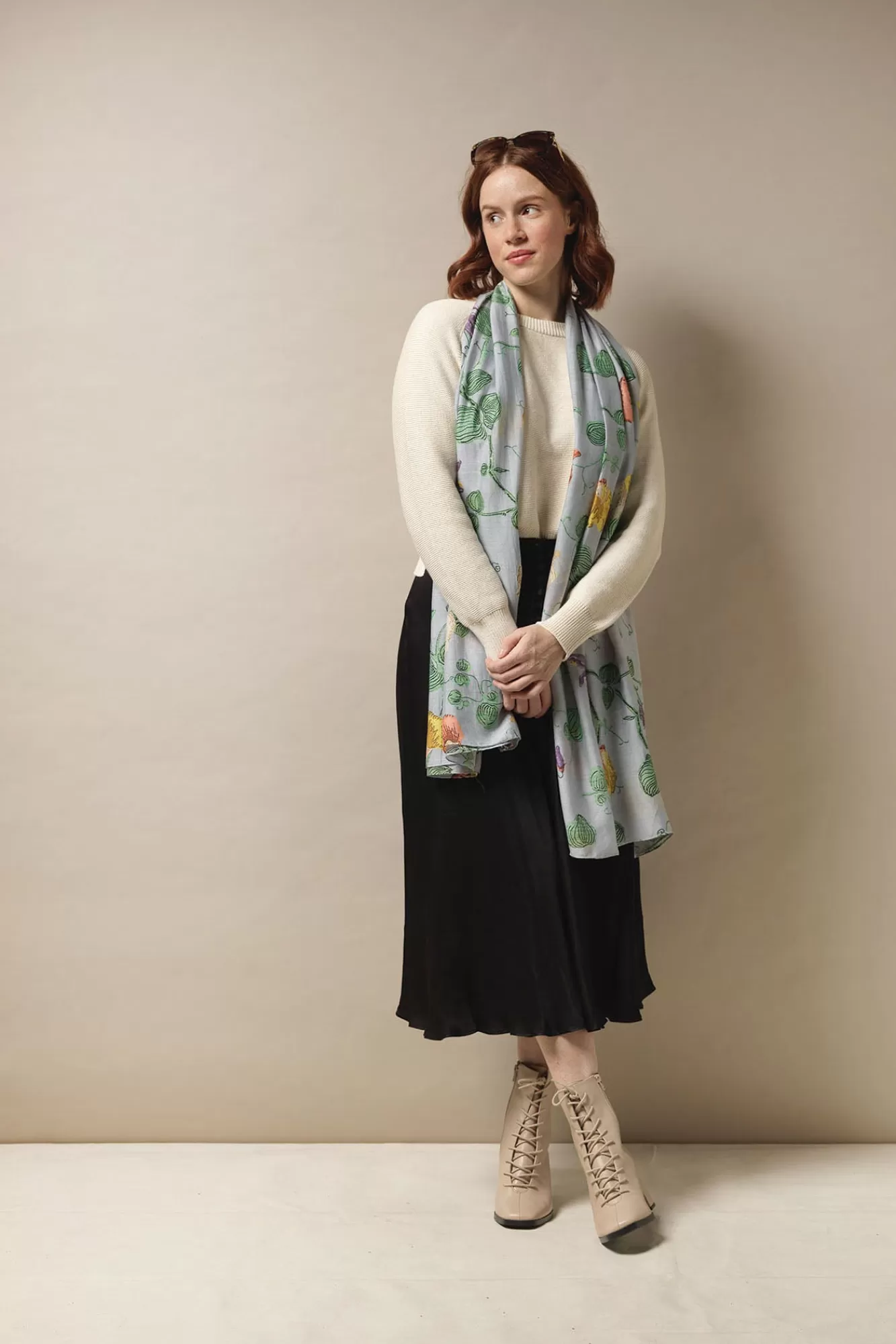 One Hundred Stars Scarves-Sweet Pea Scarf